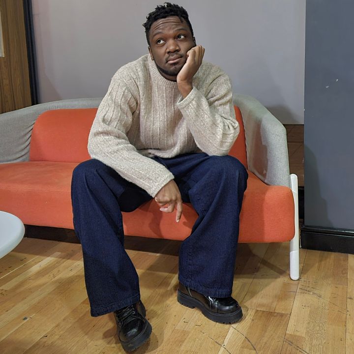 Man relaxing at home after a massage session in Coventry
